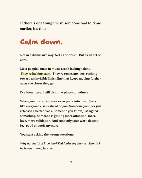 First page of the chapter Calm Down
