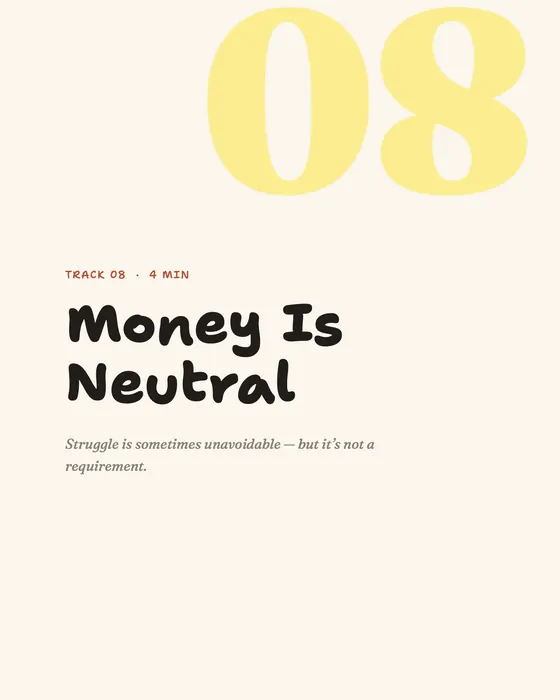 Chapter opener: Track 08, Money Is Neutral