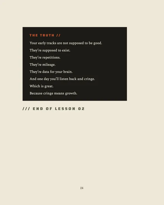 The Truth box at the end of Lesson 02